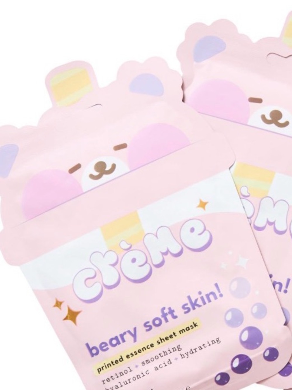 The Crème Shop Beary Boba Sheet Mask {2 PACK}